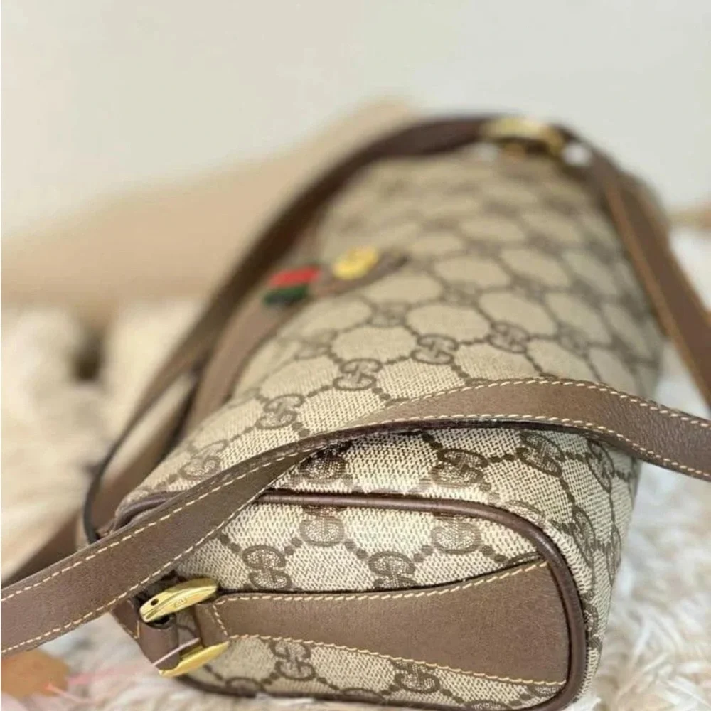 Gucci Beige and Brown Crossbody Bag - Picture 4 of 12